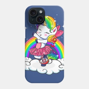 Ballet Unicorn Ballerina Dance Phone Case