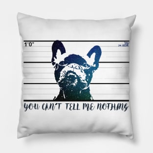 Gangsta Frenchie Pillow