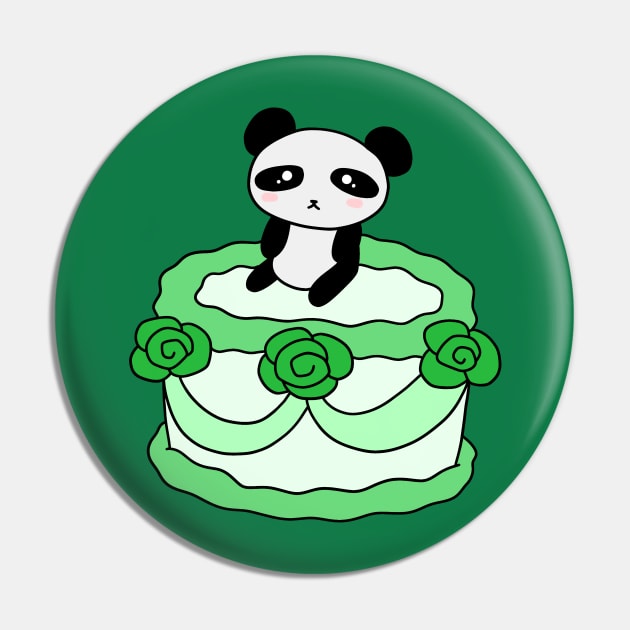 Birthday Cake Panda Pin by saradaboru