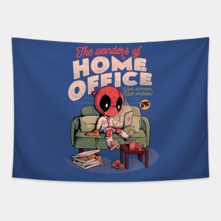 The Wonders Of Home Office - Funny Geek Movie Hero Gift Tapestry