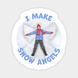 I Make Snow Angels! Magnet