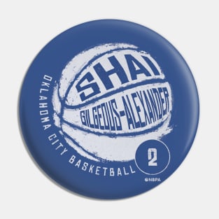 Shai Gilgeous-Alexander Oklahoma City Basketball Pin