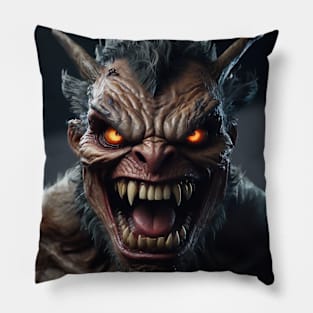 Monster- Scary Graphic Pillow