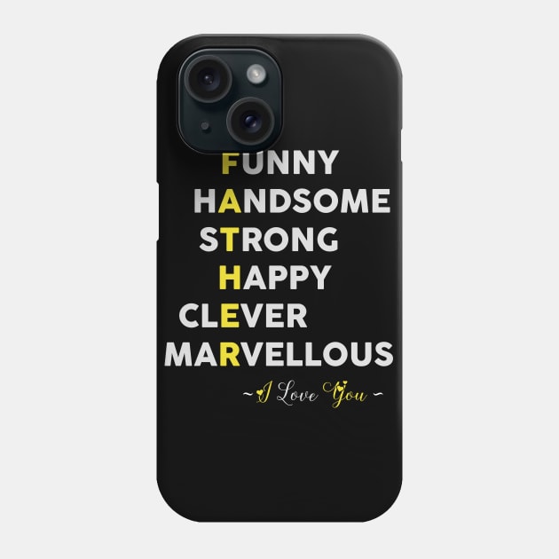 Funny Father's Day 2020 Gift Phone Case by Hannah's Bear Tees