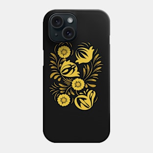 Folk flowers Phone Case