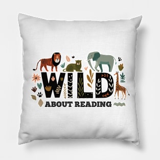 WILD About Reading Pillow