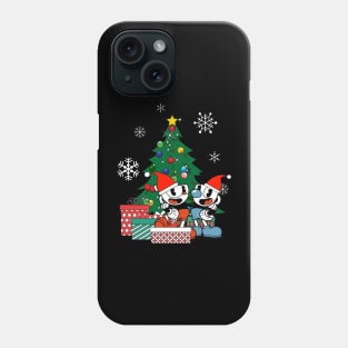 Cuphead Around The Christmas Tree Phone Case