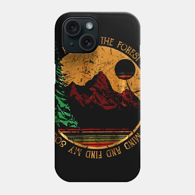 Into The Forest I Go Funny Hiking Camping Phone Case by Jipan