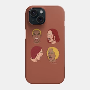 Screaming faces Phone Case