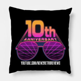 10 Year Anniversary New2RetroReviews Pillow