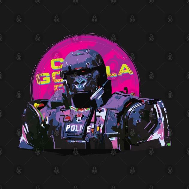 Gorilla Cop by steve@artlife-designs.com