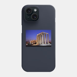 The Temple of Olympian Zeus & the Acropolis Phone Case