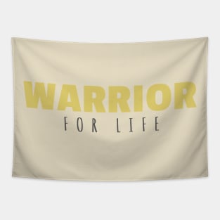 Warrior for Life Tapestry