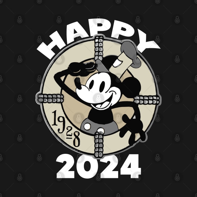 Steamboat Willie. Happy 2024 by Megadorim