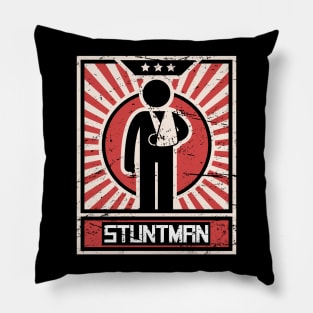 Stuntman Fractured Broken Hand Get Well Gift Pillow