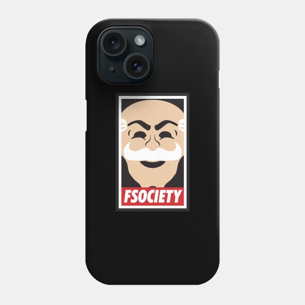 FSociety Phone Case by codewearIO