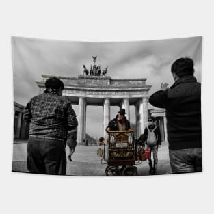 Brandenburg Gate, Street music in berlin Tapestry