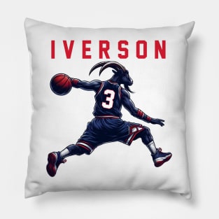 Goated Allen Inverson Philadelphia 76ers Pillow