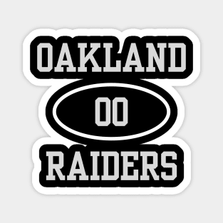 OAKLAND RAIDERS "MR. RAIDER" JIM OTTO #00 Magnet