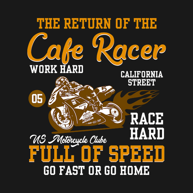 The Return Of The Cafe Racer by paola.illustrations