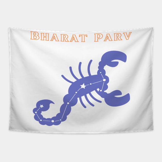 Bharat Parv - Scorpio Tapestry by Bharat Parv