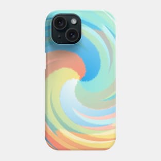 Swirl of  Colorful Triangles Phone Case