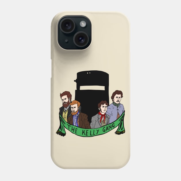 The Kelly Gang Phone Case by Australian_Bushranging