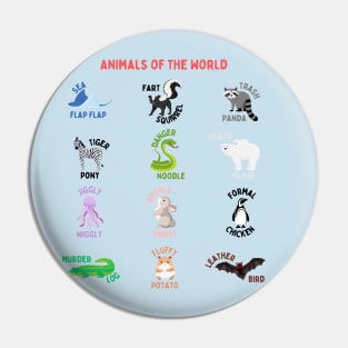 Animals of the World Pin