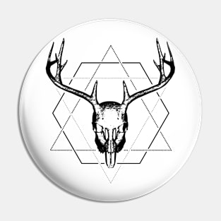 Deer Skull Pin