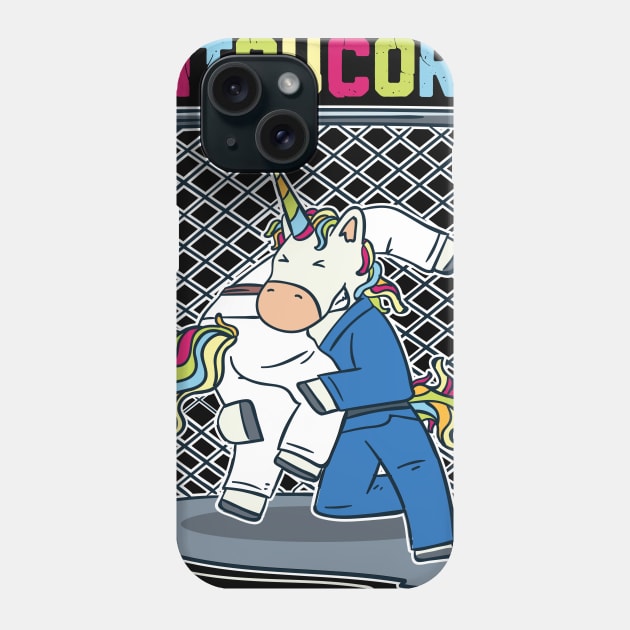 Brazilian Jiu Jitsu T-Shirt I mma unicorn gift Phone Case by biNutz