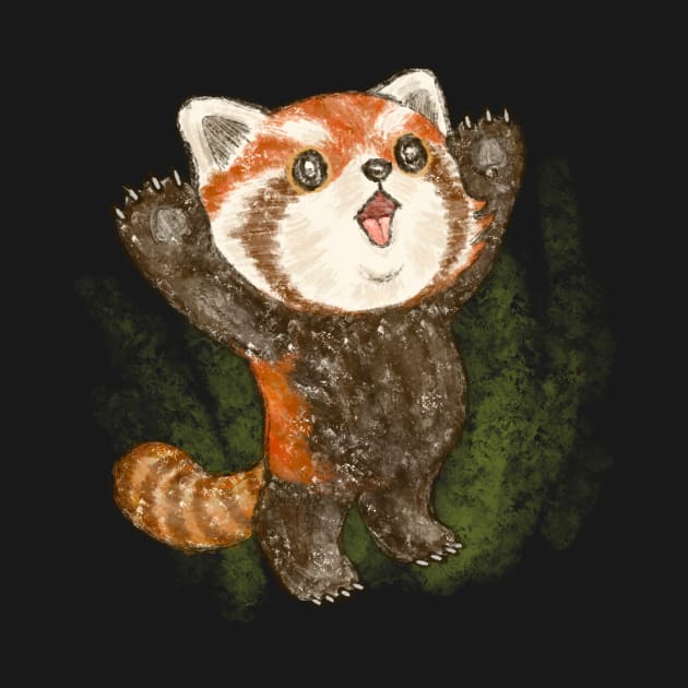 Banzai red panda by sanogawa