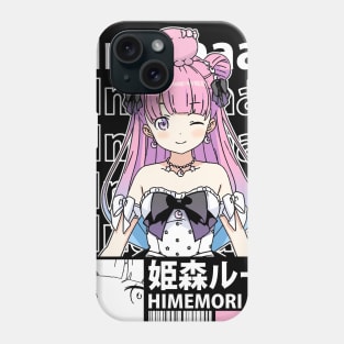 Himemori Luna Twinbuns Phone Case