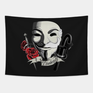 Revolution Mask Tapestry