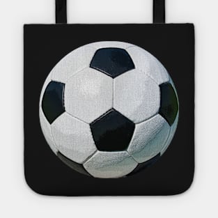 Vintage soccer ball green Tote