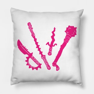 The Evil Weapons from Dimension X Pillow