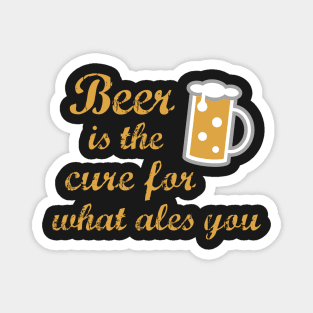 Funny Beer Lovers Drinking Magnet