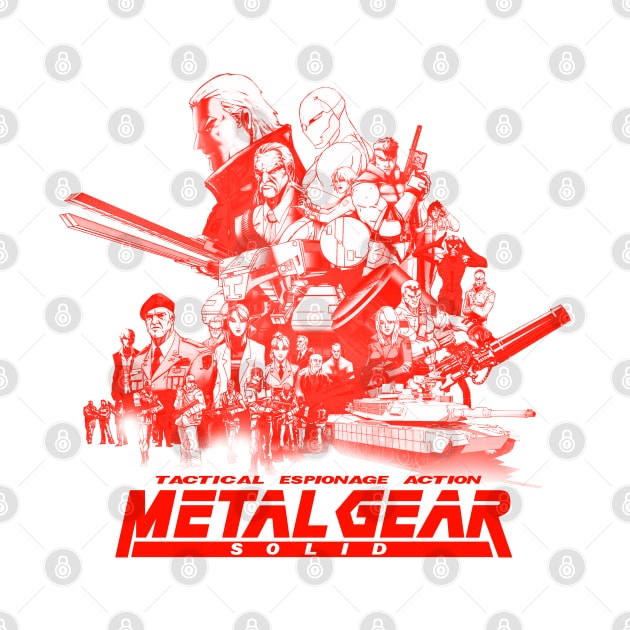 Metal Gear Solid (Red Shade Version) by CoolDojoBro