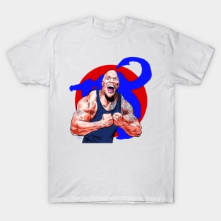 Dwayne The Rock Johnson sobrancelha levantar meme T-Shirt T-Shirt senhora  roupas moda mulher blusa 2023