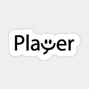 Player being a player artistic design Magnet