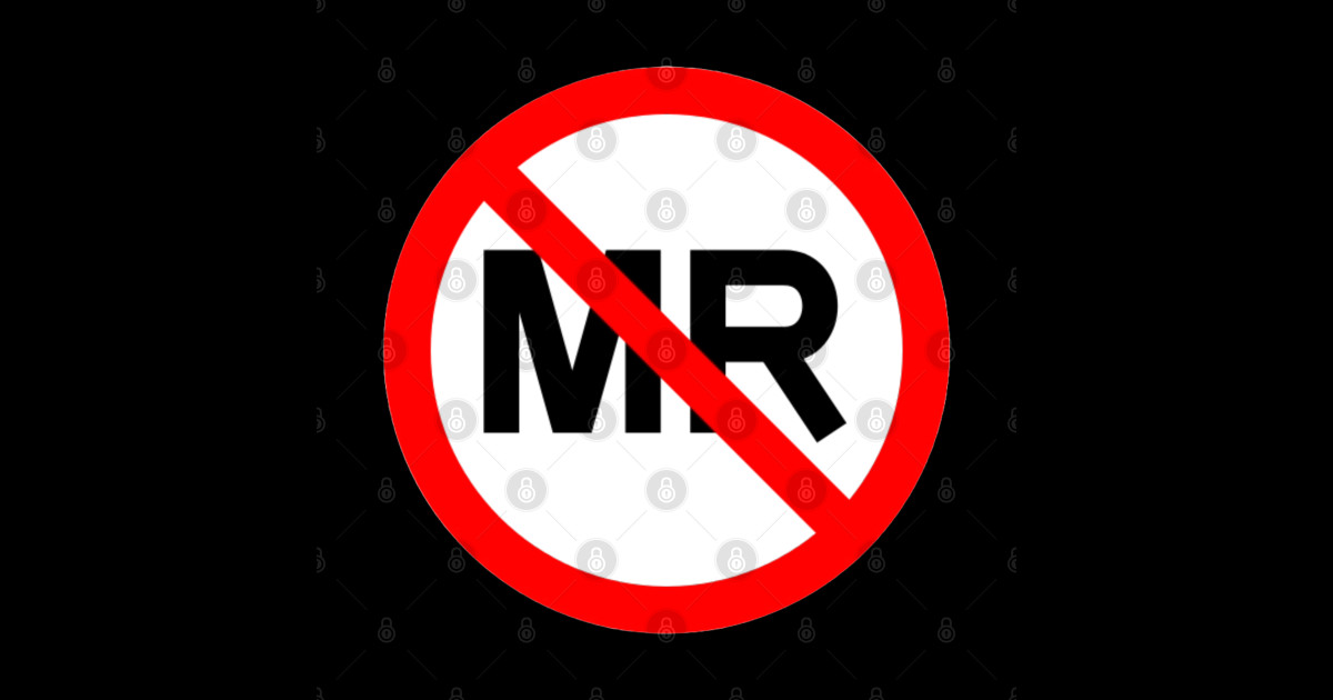 MR Unsafe Label Design Black Background Mri Unsafe Label Sticker