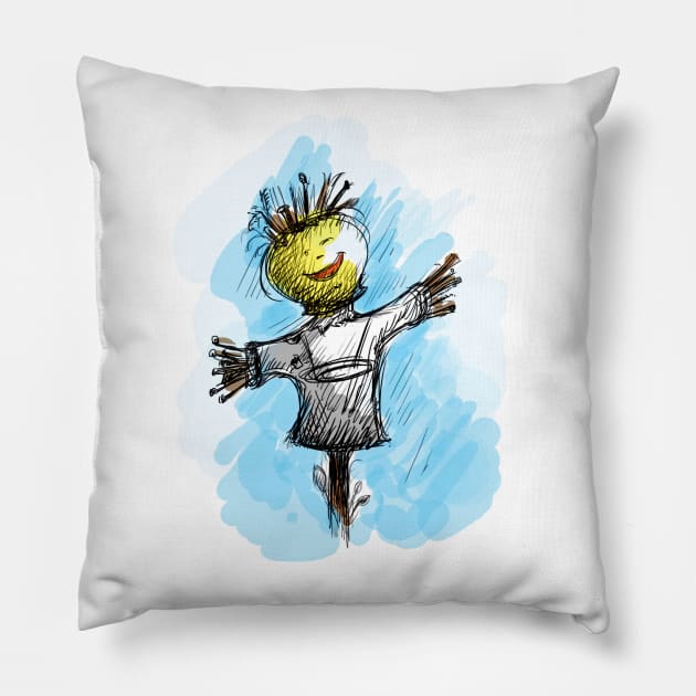 Scarecrow Pillow by GeeTee