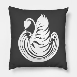 Barista Latte Art Coffee lovers Swan LATTE Pillow