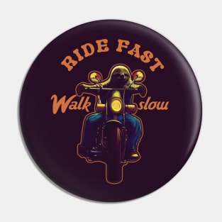 Lazy Ride Pin