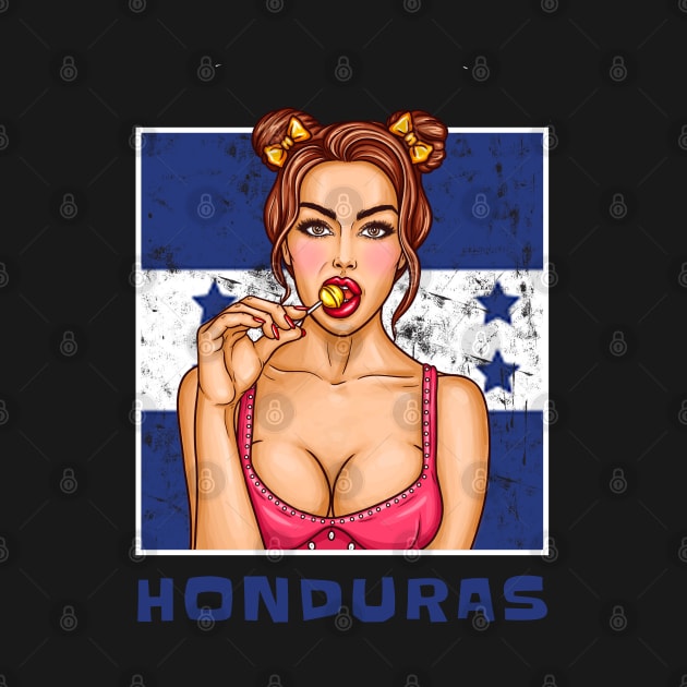 Proud Honduras Flag, Honduras gift heritage, Honduran girl Boy Friend Hondureño Catracha by JayD World