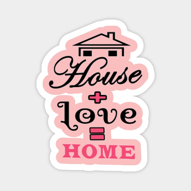 House Love Home Magnet by Shop Ovov