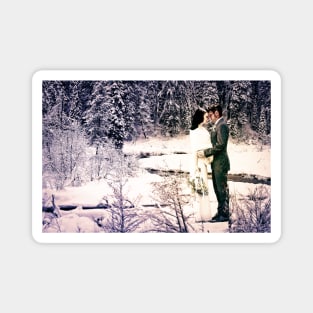 wedding winter Magnet