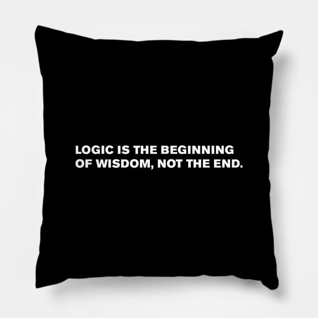 Star Trek Quote Pillow by WeirdStuff