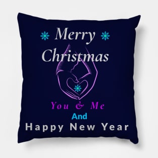 Merry Chirstmas You and Me Pillow