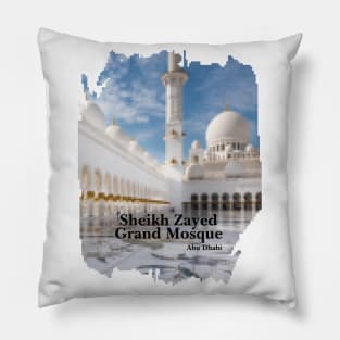 Sheikh Zayed Grand Mosque Design Pillow