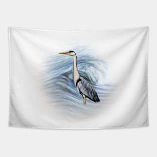 Grey heron Tapestry